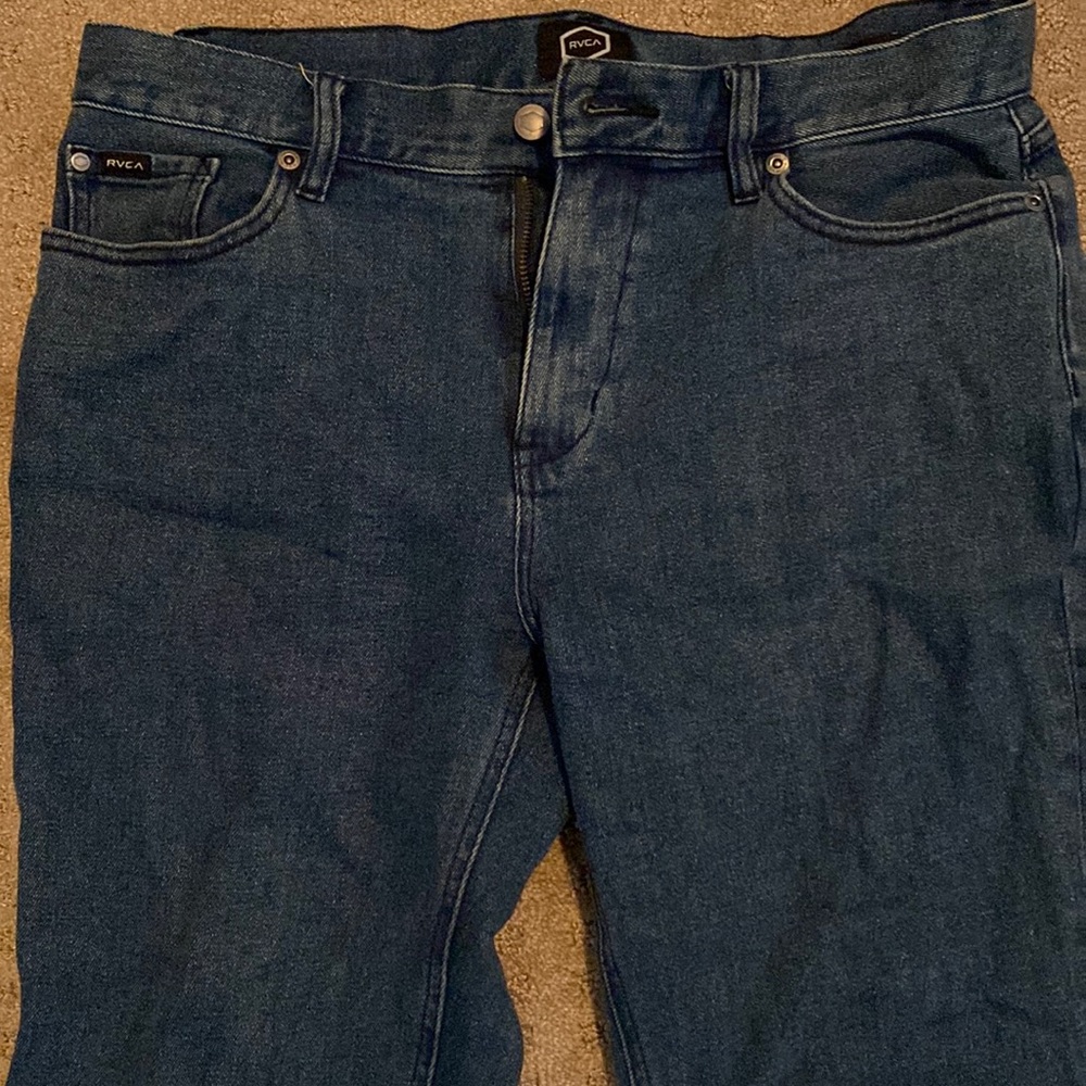 RVCA “stay rvca” straight leg 33 32 jeans